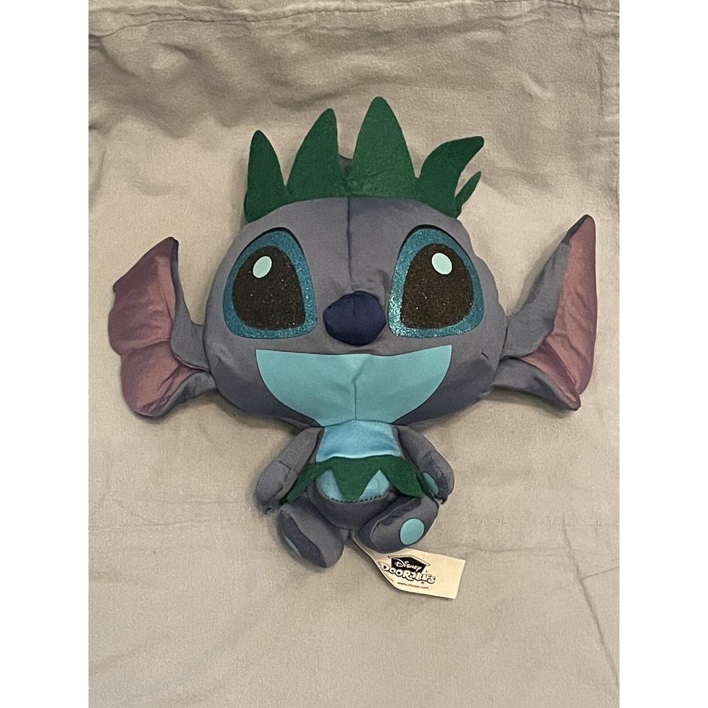 NEW Disney Doorables 10" Puffables Plush Toy - Hula Stitch w/ Glitter Eyes
